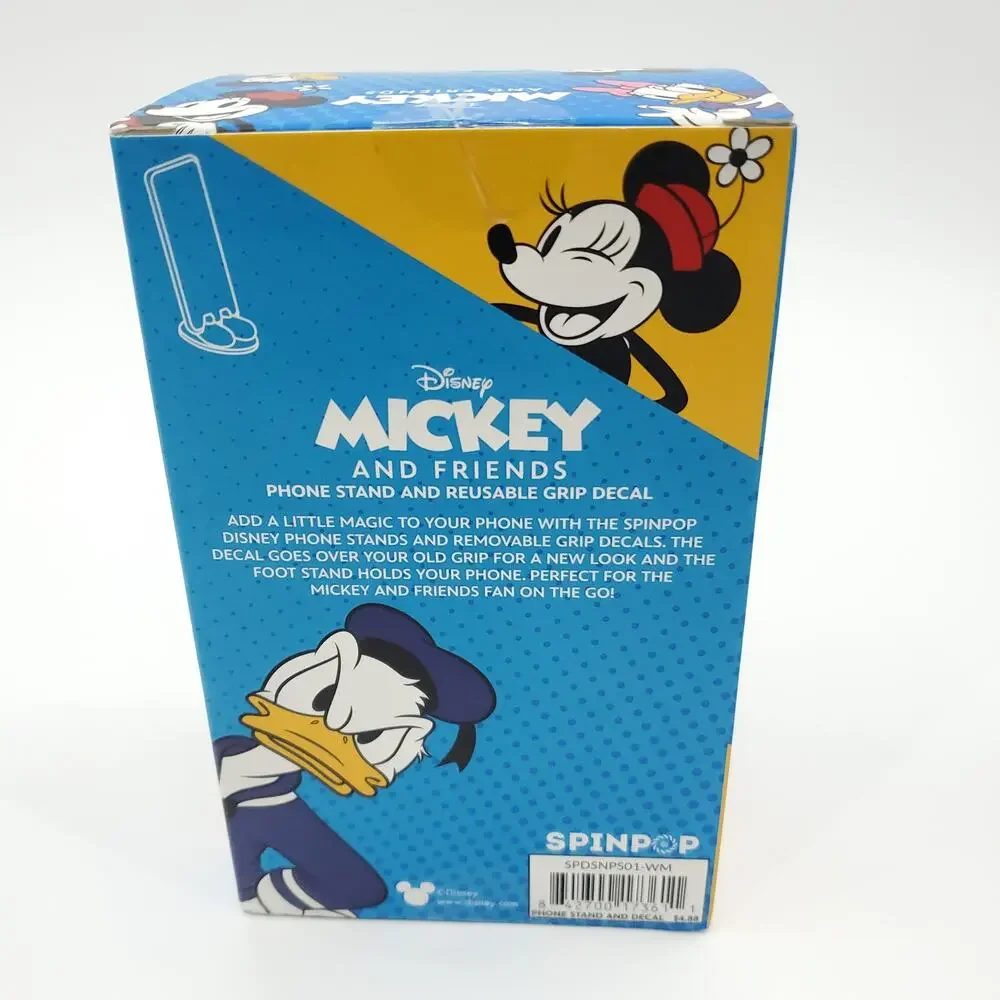 SpinPop Disney Mickey Mouse Phone Stand and Reusable Grip Decal